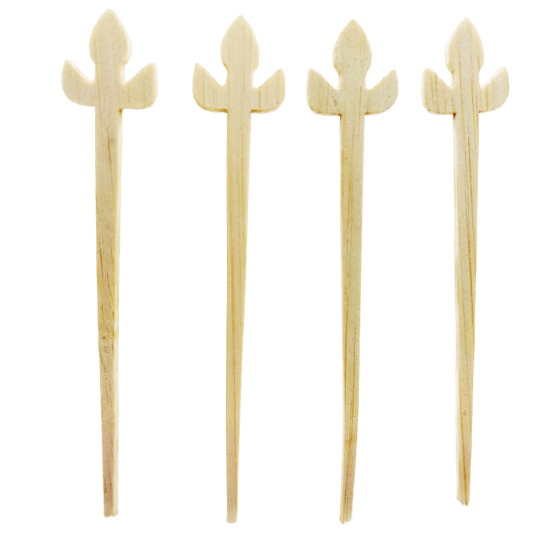 Wykałaczki drewniane Lilia 9cm 100szt. -zdjęcie numer 1