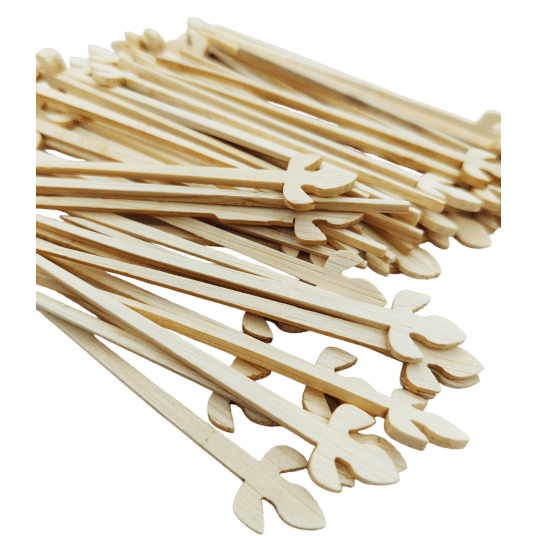 Wykałaczki drewniane Lilia 9cm 100szt. -zdjęcie numer 5