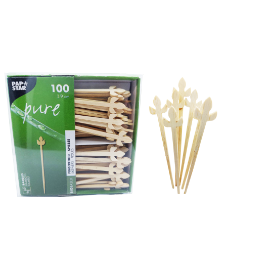 Wykałaczki drewniane Lilia 9cm 100szt. -zdjęcie numer 4