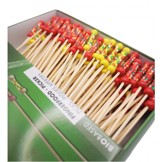 Wykałaczki drewniane Mexico 12cm 250szt. -zdjęcie numer 8