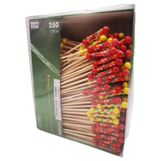 Wykałaczki drewniane Mexico 12cm 250szt. -zdjęcie numer 4