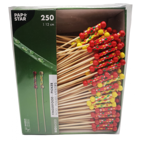 Wykałaczki drewniane Mexico 12cm 250szt. -zdjęcie numer 9