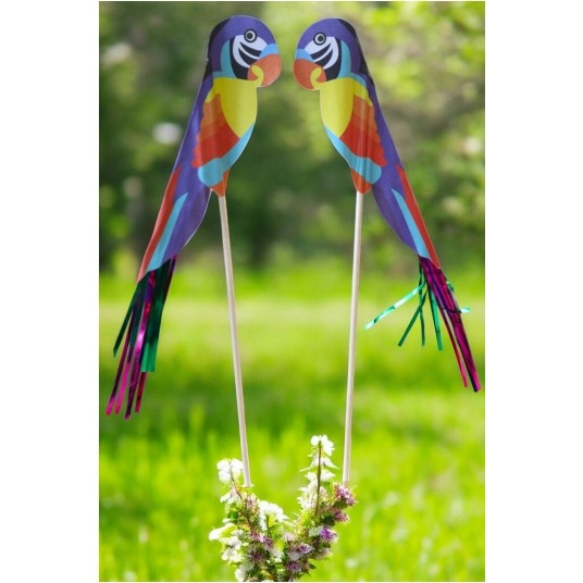 Wykałaczki drewniane Papugi 18cm 100szt. -zdjęcie numer 3