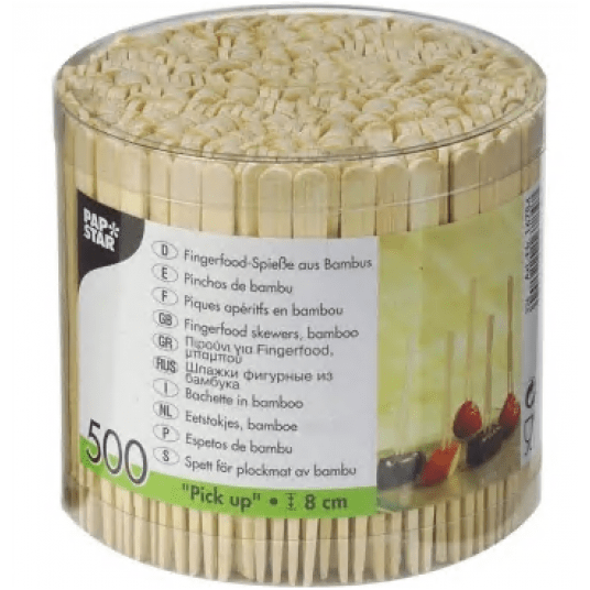 Wykałaczki drewniane Pikery 8,5cm 500szt -zdjęcie numer 3