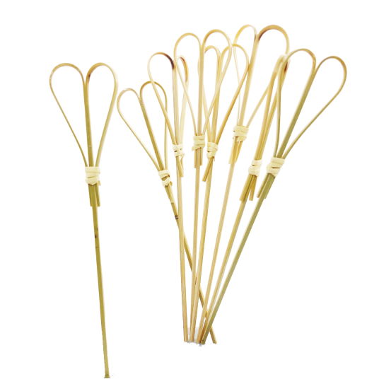 Wykałaczki drewniane Serce 18cm 100szt. -zdjęcie numer 2