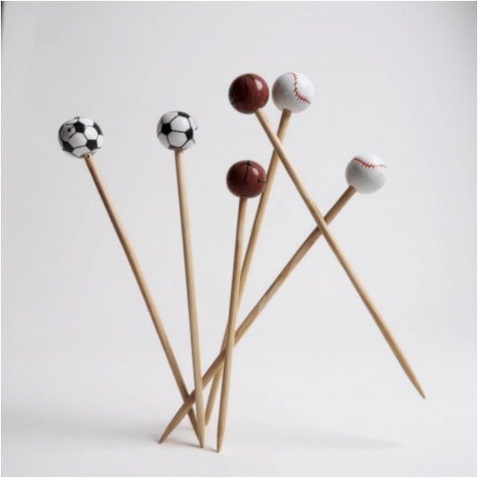 Wykałaczki drewniane Sport 12,5cm 100szt. -zdjęcie numer 4