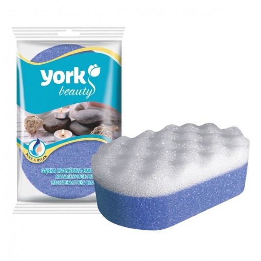 York gąbka do masażu owalna -zdjęcie numer 1