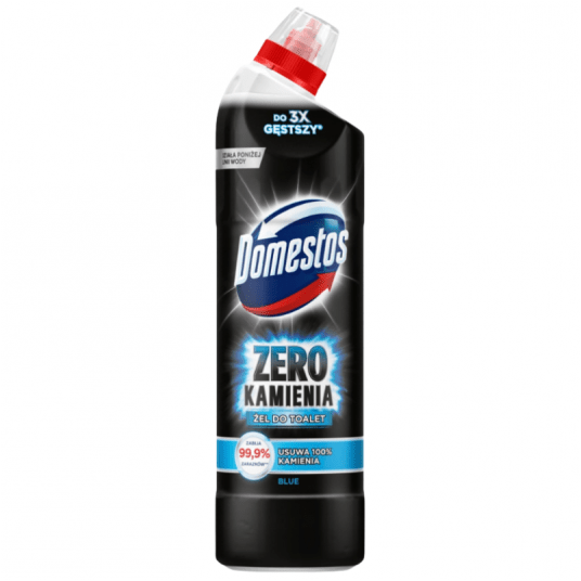 Żel do WC Domestos Zero Kamienia Blue 750ml 1szt. -zdjęcie numer 1