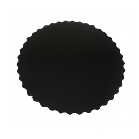 Złoto-czarny krążek karbowany 22cm 2000g 1szt. -zdjęcie numer 2