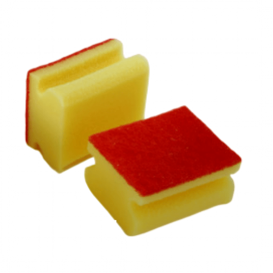 Zmywaki kuchenne profilowane żółte 3szt. -zdjęcie numer 2