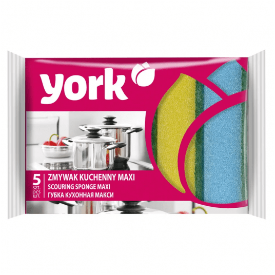 Zmywaki kuchenne York maxi 5szt. -zdjęcie numer 1