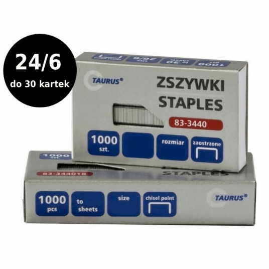 Zszywki 24/6 1000szt. -zdjęcie numer 2