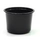 D-8118C Pojemniki okrągłe czarne ⌀ 115mm 500ml 50szt. -zdjęcie numer 1