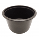 D-8118C Pojemniki okrągłe czarne ⌀ 115mm 500ml 50szt. -zdjęcie numer 2
