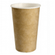 Kubki papierowe kraft 400ml 50szt. -zdjęcie numer 1