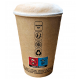 Kubki papierowe kraft 400ml 50szt. -zdjęcie numer 2