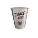 Kubki papierowe z nadrukiem bez plastiku 250ml 50szt. -zdjęcie numer 1