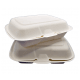 Menu boxy z trzciny cukrowej trójdzielne 230/205mm 50szt. -zdjęcie numer 5