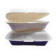 Menu boxy z trzciny cukrowej trójdzielne 230/205mm 50szt. -zdjęcie numer 2