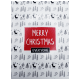 Pudełka cukiernicze świąteczne "Merry Christmas" 125/210/70mm 20szt. -zdjęcie numer 2