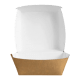 Pudełka na burgera brązowe 11,5/11,5/7cm 200szt. -zdjęcie numer 3