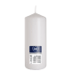 Świeca walec biała 60/150mm -zdjęcie numer 3