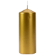 Świeca walec złota 60/150mm -zdjęcie numer 1