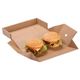 T14 Burger brązowy składany 24,5/12/10cm 100szt. -zdjęcie numer 3