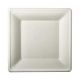 Talerz kwadratowy z trzciny cukrowej 26/26cm 50szt. -zdjęcie numer 1