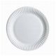 Talerze papierowe białe 18cm 100szt. -zdjęcie numer 1