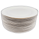 Talerze papierowe białe 18cm 100szt. -zdjęcie numer 2