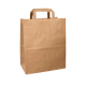 Torba papierowa klockowa brązowa z uchem płaskim 32/16/35cm -zdjęcie numer 1