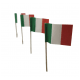 Wykałaczki drewniane Flaga Włoska 8cm 500szt. -zdjęcie numer 3