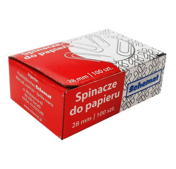 0520 Spinacze do papieru 28mm 100szt.