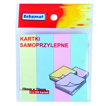 0779 Kartki samoprzylepne 4x100 karteczek