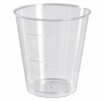 1999912716 Kieliszki do wódki wielorazowe 45ml 20szt.