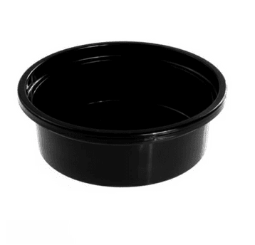 317 Czarny pojemnik do sosu 50ml 50szt.