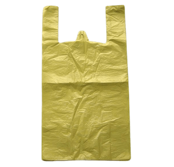 5013 Reklamówki grube żółte 25/45cm 100szt.