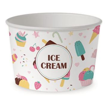 5895 Miski do lodów ,,Ice Cream" 130ml 50szt.
