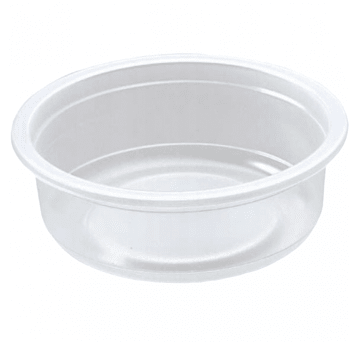 8113C Pojemniki okrągłe bezbarwne ⌀ 115mm 250ml 50szt.