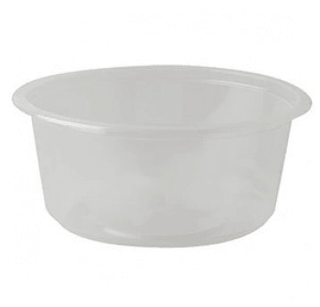 8115C Pojemniki okrągłe bezbarwne ⌀ 115mm 350ml 50szt.