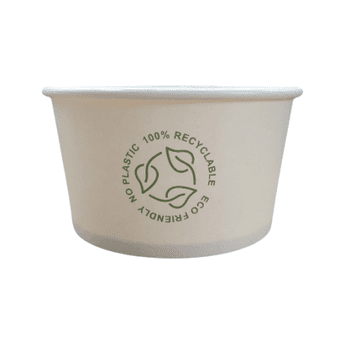 88280 Miska papierowa biała do zupy 350ml 25szt.
