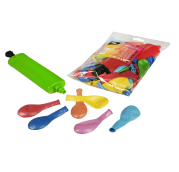 Balony z pompką 100szt.