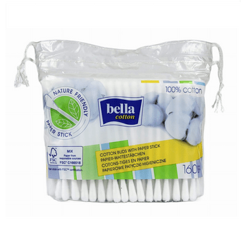 Bella patyczki higieniczne w folii 160szt.