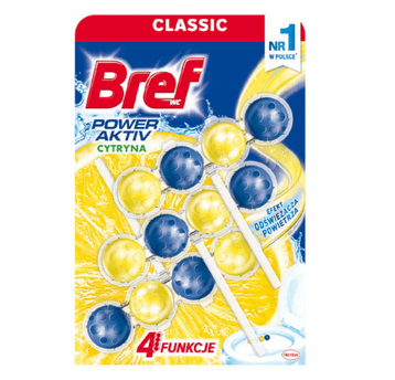 Bref Power Aktiv zawieszka WC Lemon 3szt.