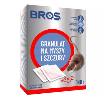 Bros Granulat na myszy i szczury 140g