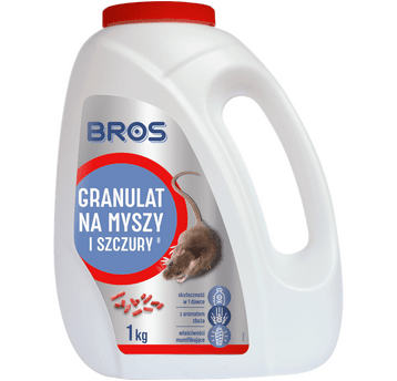 Bros Granulat na myszy i szczury 1kg