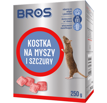 Bros Kostka na myszy i szczury 100g