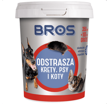 Bros Odstraszacz na krety, psy, koty 450ml