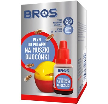 Bros płyn zapas do pułapki na muszki owocówki 15ml
